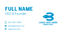 Fish Aquarium Waterpark Business Card Design