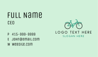 Teal Retro Bike  Business Card Image Preview