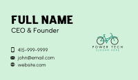 Teal Retro Bike  Business Card Image Preview
