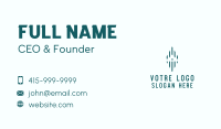 Striped Diamond Home Business Card Image Preview