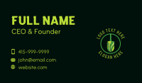 Green Garden Shovel Business Card Preview