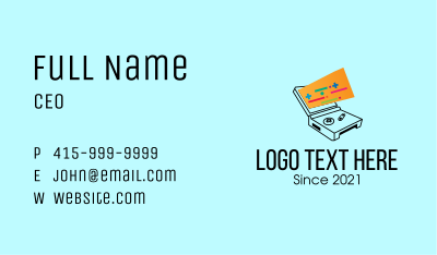 Retro Handheld Gaming Console  Business Card