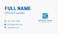 Tech Waves Software Business Card Image Preview