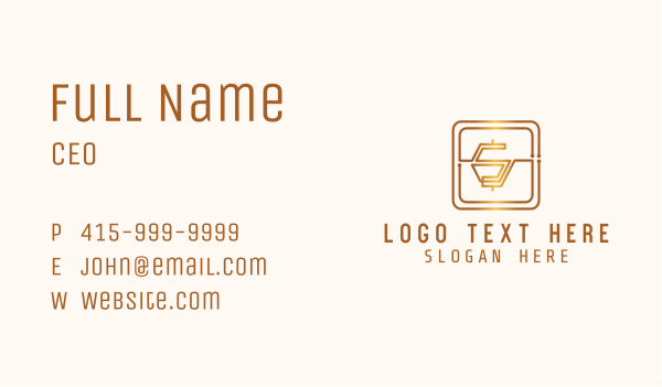 Tech Circuit Letter S Business Card Design Image Preview