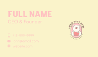 Plush Bear Reading Business Card Image Preview