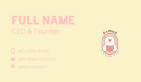 Plush Bear Reading Business Card Design