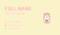 Plush Bear Reading Business Card Image Preview