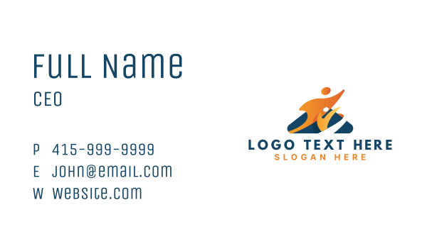 Team Leader People Business Card Design Image Preview