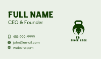 Green Cobra Kettlebell Business Card Image Preview