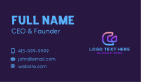 Tech Loop Business Business Card Image Preview