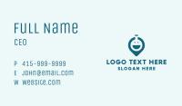 Happy Flask Healthcare Pin Business Card Image Preview