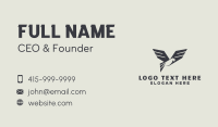 Black Avian Falcon Business Card Image Preview