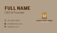 Crown Goblet Beer  Business Card Preview