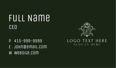 Premium Royal Shield Business Card Image Preview