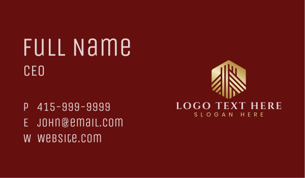 Real Estate Building House Business Card Design Image Preview