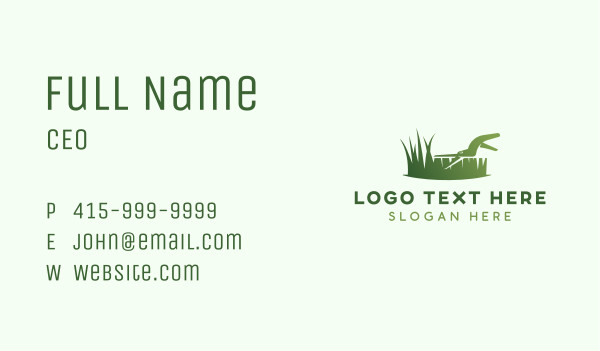 Grass Cutter Lawn Care Business Card Design Image Preview