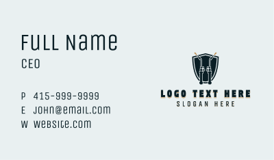 Metal Works Fabrication Business Card Image Preview