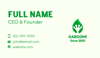 Leaf Frog Palm Business Card Image Preview