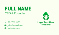 Leaf Frog Palm Business Card Preview