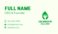 Leaf Frog Palm Business Card Image Preview