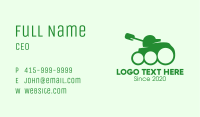 Green Military Tank Business Card Image Preview