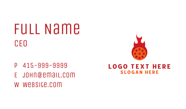 Torch Film Business Card Design Image Preview