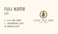 Circle Kombucha Emblem  Business Card Image Preview