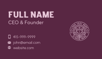 Canine Elegant Crest Business Card Design