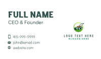 Grass Lawn Mower Business Card Image Preview