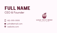 Apple Cupcake Bakery Business Card Design