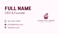 Apple Cupcake Bakery Business Card Image Preview
