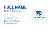 Courier Warehouse Letter R Business Card Preview