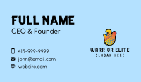 Phoenix Bird Shield Business Card Image Preview