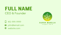 Horticulture Plant Cultivation Business Card Image Preview