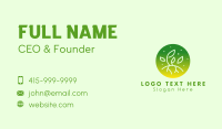 Horticulture Plant Cultivation Business Card Design