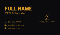 Beautiful Luxury Lettermark Business Card Image Preview