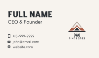 Real Estate House Roofing  Business Card Image Preview
