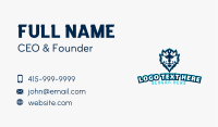 Blue Feline Esports Glitch Business Card Image Preview