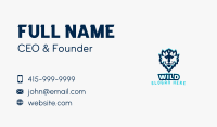 Blue Feline Esports Glitch Business Card Image Preview