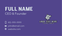 Mad Wolf Animal Business Card Image Preview