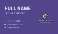 Mad Wolf Animal Business Card Image Preview