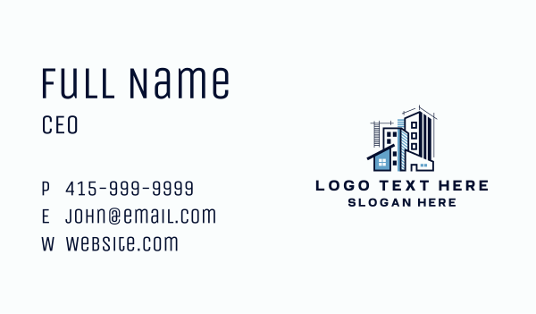 Architect Building Draft Business Card Design Image Preview