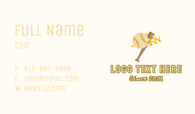 Baseball Sports Tournament Business Card Image Preview