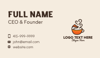 Fox Coffee Cafe Business Card Image Preview