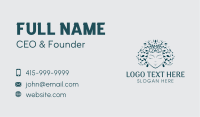 Organic Hair Salon Business Card Image Preview