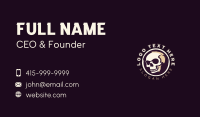 Bone Skull Skeleton Business Card Design