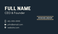 Retro Western Embroidery Wordmark Business Card Image Preview