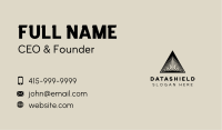 Corporate Agency Pyramid Business Card Image Preview