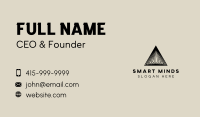 Corporate Agency Pyramid Business Card Image Preview