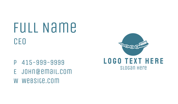 Braces Toothbrush Business Card Design Image Preview